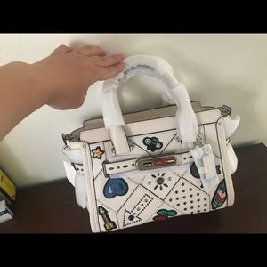 Coach Swagger 27 Embellished Canyon Quilt Satchel